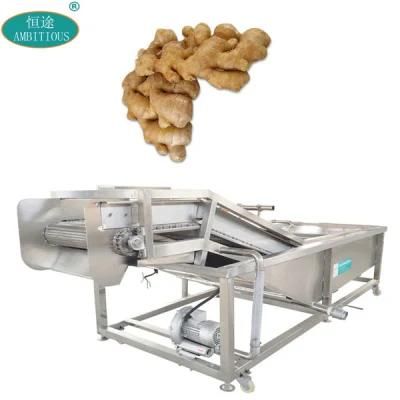 High Pressure Vegetable Fruits Washer Ginger Washing Machine