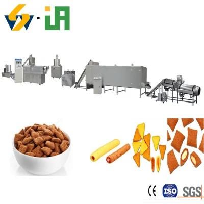 Multi-Function Puffed Corn Snacks Making Machine Core Filled Food Extruder