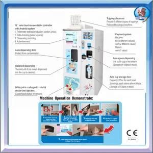 Remote Control Self-Service Ice Cream Vending Machine HM931-T