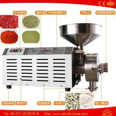 Dried Seeds Coffee Wheat Flour Beans Mini Mustard Grinding Machine