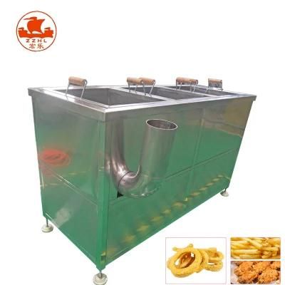 Electrically Heating Square Fryer /Rectangular Frying Machine