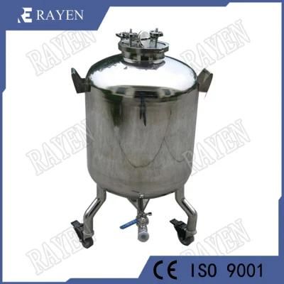 SUS304 or 316L Stainless Steel Powder Tank 20 Liter Tank