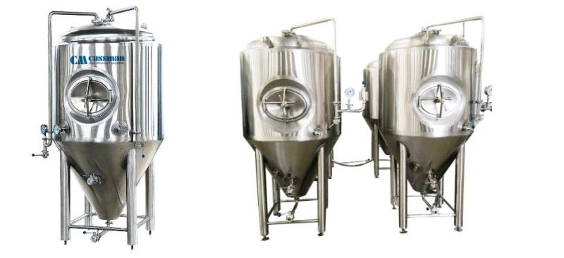 Cassman Turnkey Project Conical Beer Fermentation Tank 3000L for Brasserie