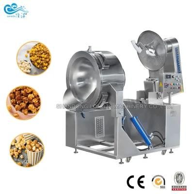 Beat Price Stainless Steel Full Automatic Gas Heating Popcorn Machine