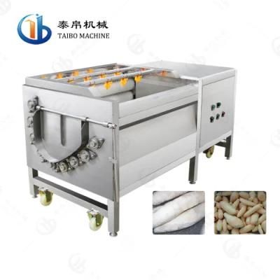 SUS 304 Cassavas/Potatoes/Taros/Carrots/Sweet potatoes Washing and Peeling Machine