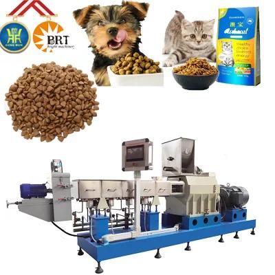 Automatic Extruded Dog Food Feed Pellet Making Machine Food Dog Extruder Machine
