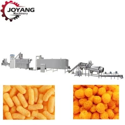 Full Automatic Pufak Chip Extruder Puffed Corn Snacks Production Line