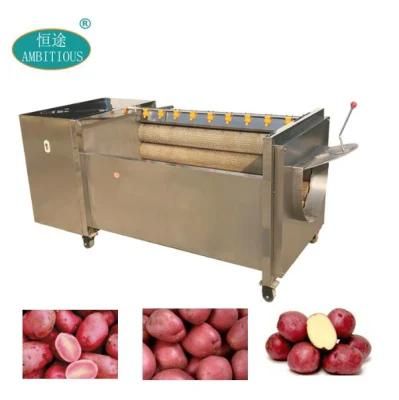 Red Potato Peeling Machine Red Potato Cleaning Machine