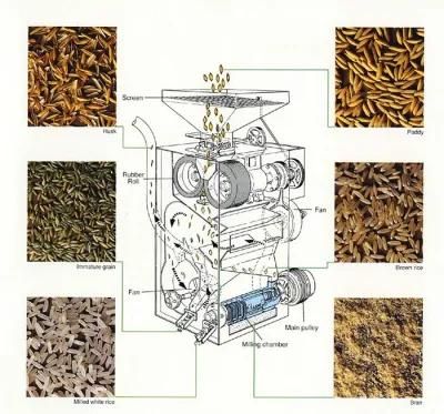 Combine Sb Rice Milling Miller Processing Machine Grain Wheat