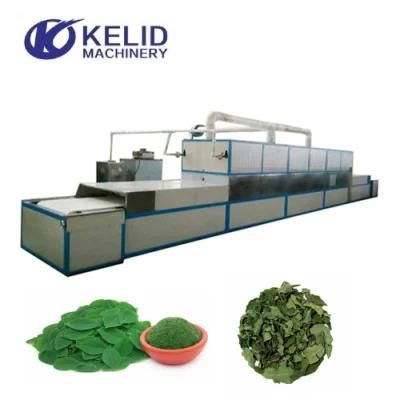 Industrial Tunnel Microwave Moringa Leaves Dryer