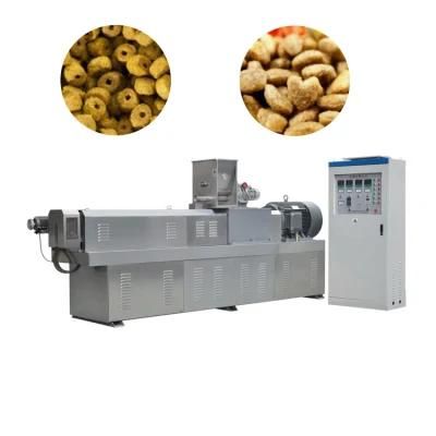 Dog Fish Pellet Aquatic Feed Extruder Food Production Line