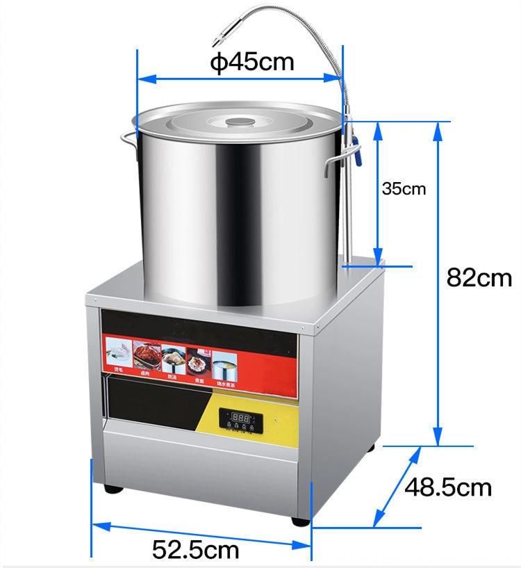 Commercial Chicken Plucker Machine with Scalder