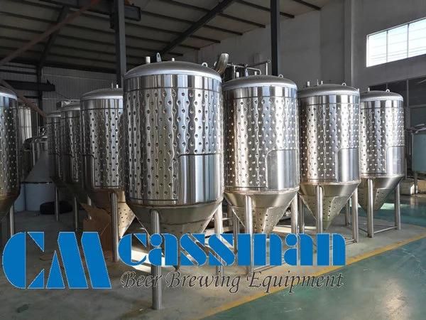 Cassman 1000L 2000L Customized Industrial 2/3/4 Vessels Craft Beer Brewing Equipment