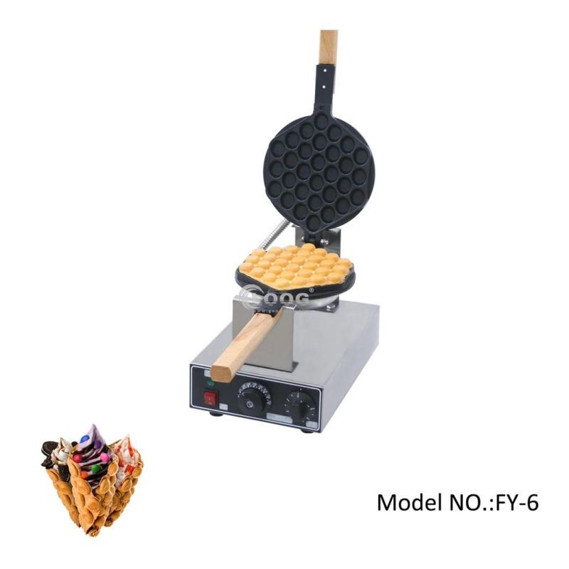 Goodloog Kitchen Equipment Ce Best Snack Machine Hong Kong Bubble Waffle Maker Machine Electric Egg Puff Machine