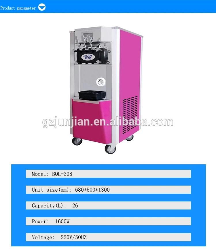 Guangzhou Manufacture Italian Soft Ice Cream Making Machine