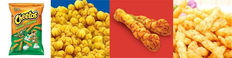 Hot Selling Automatic Baked Cheetos Kurkure Niknak Processing Line