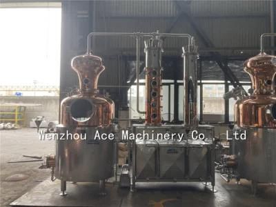 Industrial Distiller Alcohol Small Distiller Vodka Distillery for Sale Equipment ...