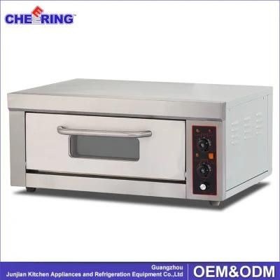 Cheering Single-Layer One -Tray Electric Commercial Pizza Oven for Pizza Bakery