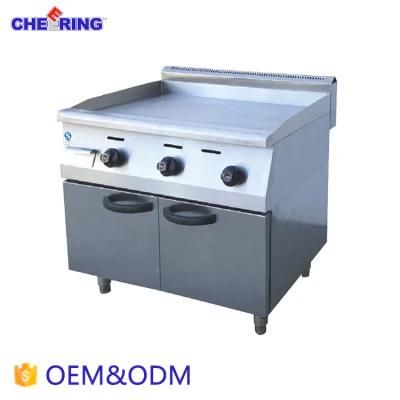 Commercial Gas Griddle with Cabinet
