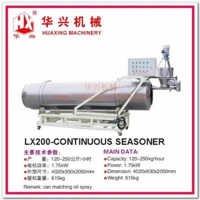 Lx200-Continuous Seasoner (Snack Food Seasoner120-250Kg/h)
