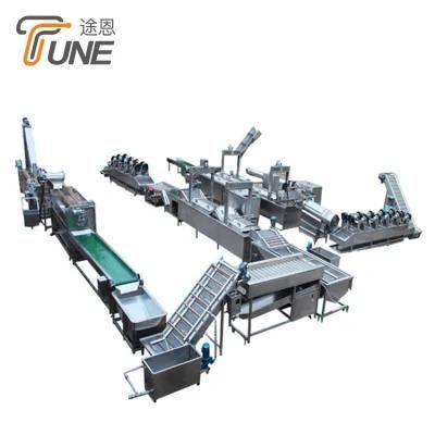 Fully Automatic Sweet Potato Flakes Frozen French Fries Processing Line