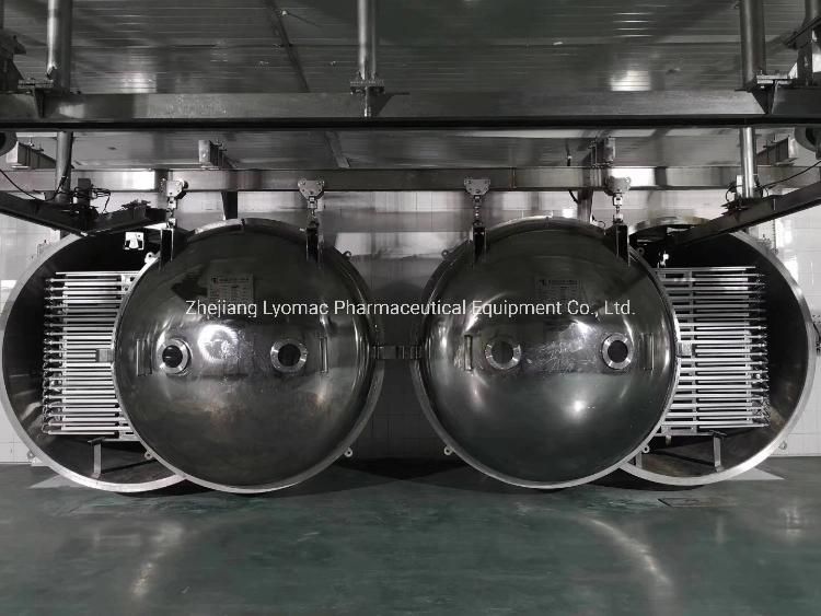 Industrial Freeze Dryer with GMP, FDA Compliance 1000L Capacity