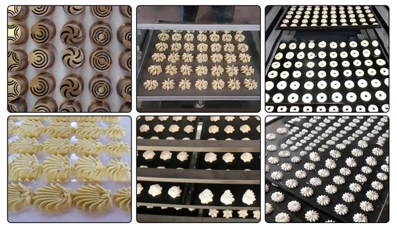100kg/H PLC Control Panel Cookies Making Machine