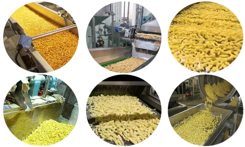 Cheetos Twisted Puffs Machine Cheeto Processing Machinery Kurkur Snack Food Production Line