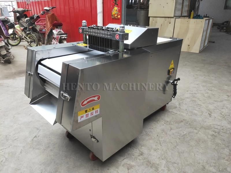 Automatic Electric Industrial Chicken Cube Cutter / Fish Dicing Machine / Duck Cube Cutting Machine