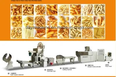 Fried Pellet Chips Snacks Processing Production Machine