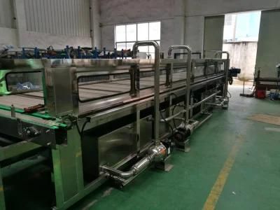 Water Spraying Tunnel Pasteurizer for Juice Bottles Heating and Cooling