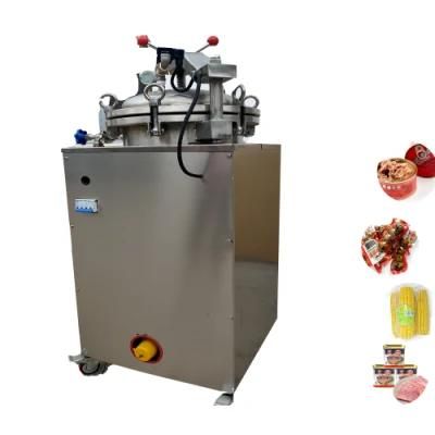 Top Quality Sterilizer 100 Liters Vertical Counter Pressure Retort Autoclave