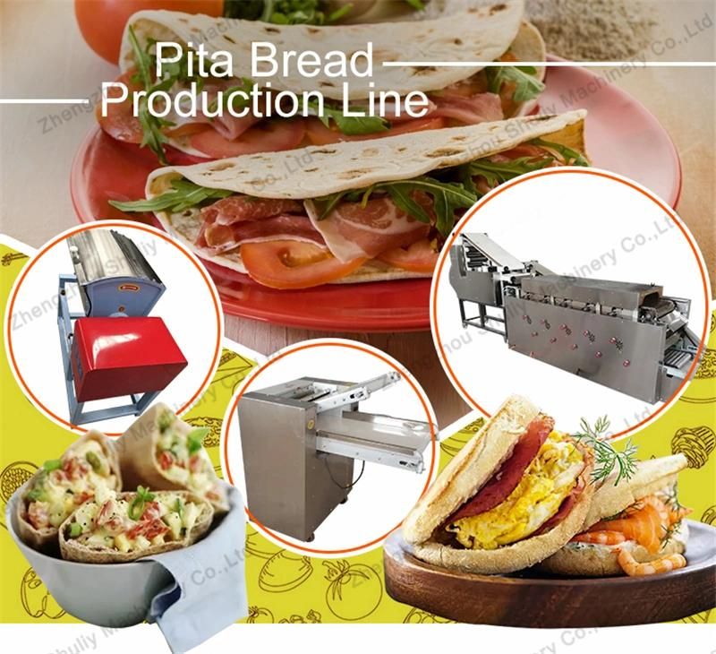 Commercial Roti Flour Tortilla Making Machine Arabic Bread Making Machine