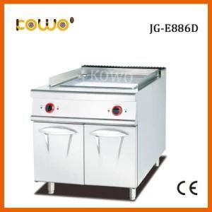 Commercial Kitchen Equipment Stainless Steel Flat Plate Electric Griddle with Cabinet