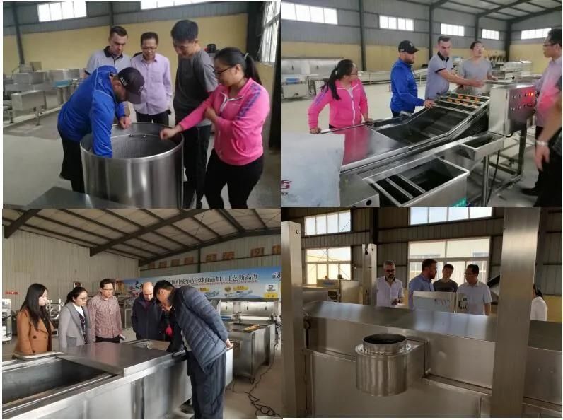 Automatic Frozen French Fries Production Line Frozen French Fries Making Machine
