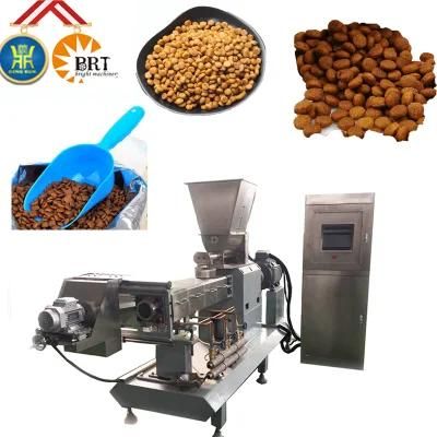 Twin-Screw Dry Food Machine Pet Dogs Feed Extruder Making Manufacturer