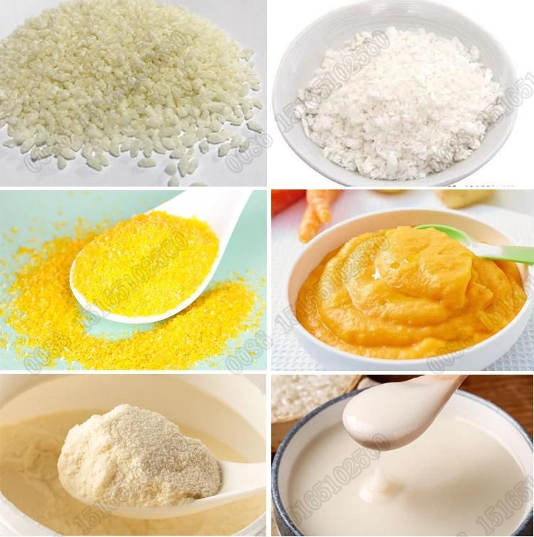 Automatic Baby Powder Food Instant Porridge Puree Making Machine