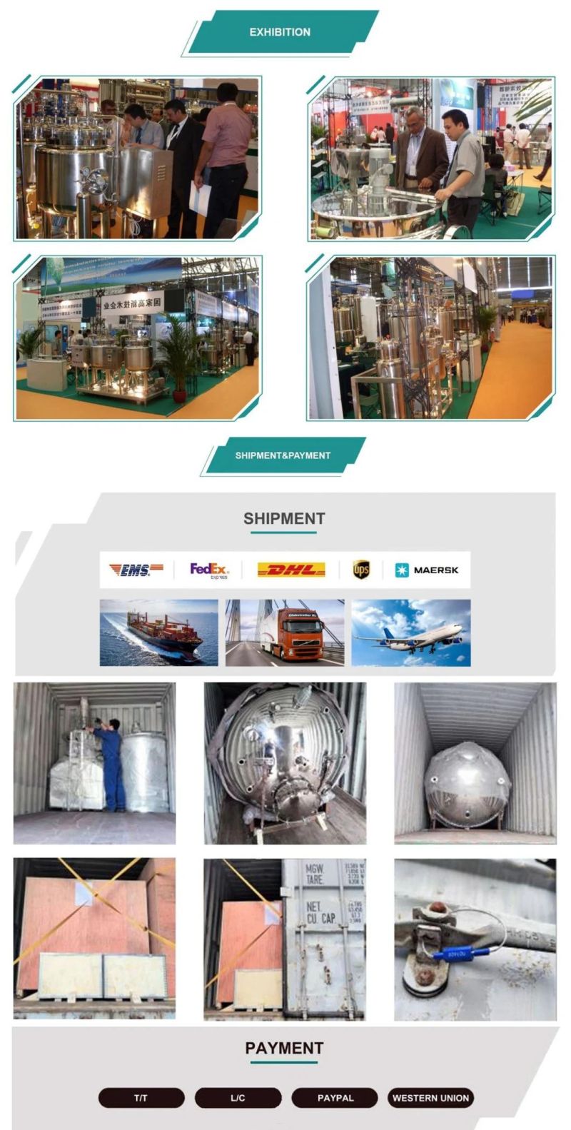 Factory Wholesale Food Additive SS304L Hemp Oil Recycling Evapotator Machine