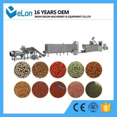Small Floating Sinking Fish Food Feed Making Machinery Production Line
