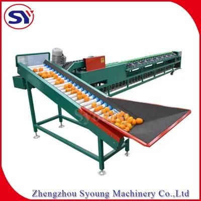 High Efficiency Automatic Tomato Potato Weight Sizer Sorting Grader Machine