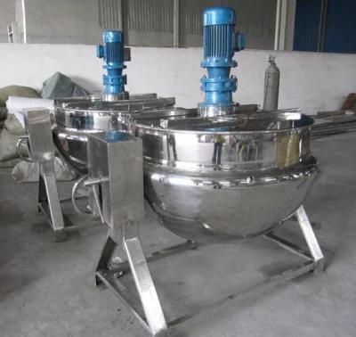500 Liter Steam Jacketed Cooking Kettle Industrial Cooking Kettle