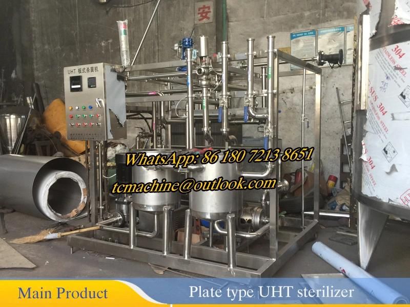 Plate Type Milk Pasteurizer Continuous Flow Pasteurizer