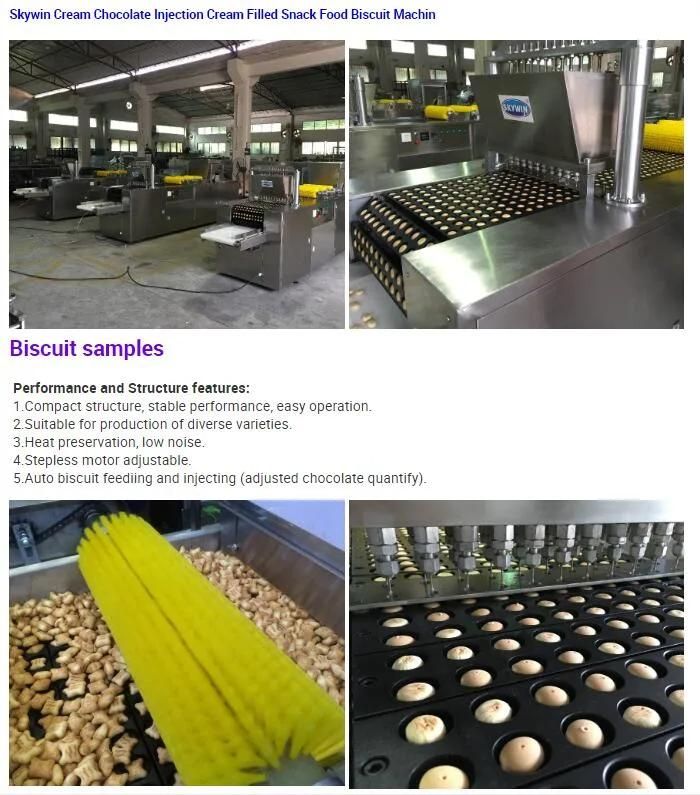 Industrial Bear Shape Biscuit Making Machine Hello Panda Equipment