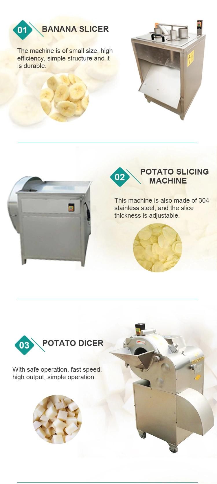 Automatic Efficient Vegetable Potato Slicer Machine
