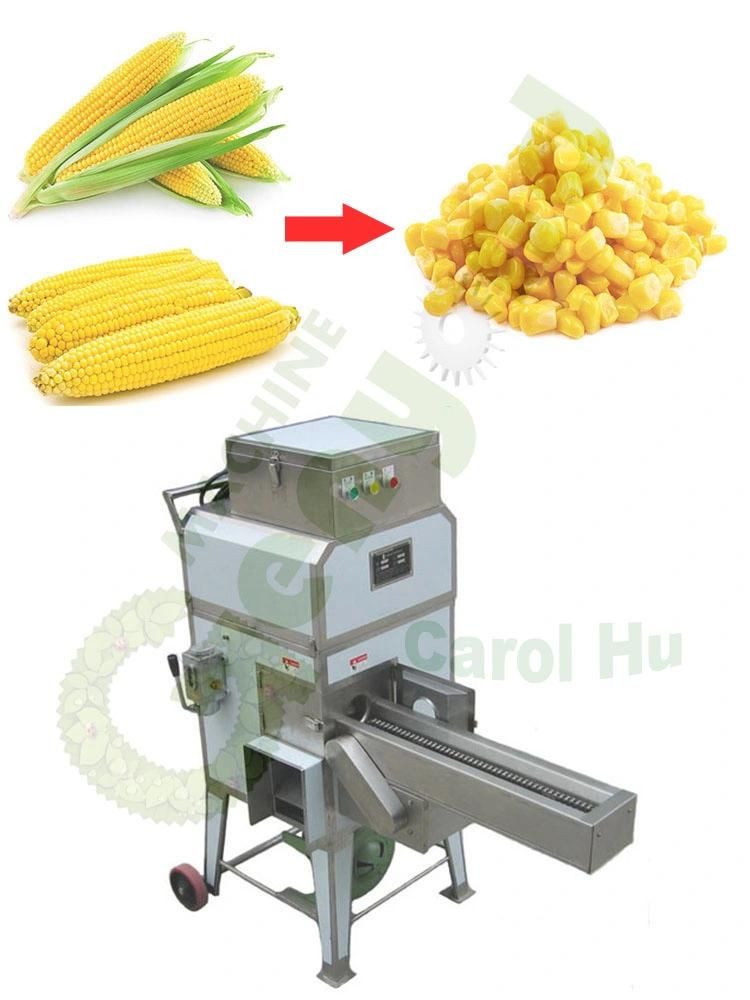 Gyc Electric Tender Fresh Green Sweet Waxy Sticky Frozen Corn Thresher Sheller Machine