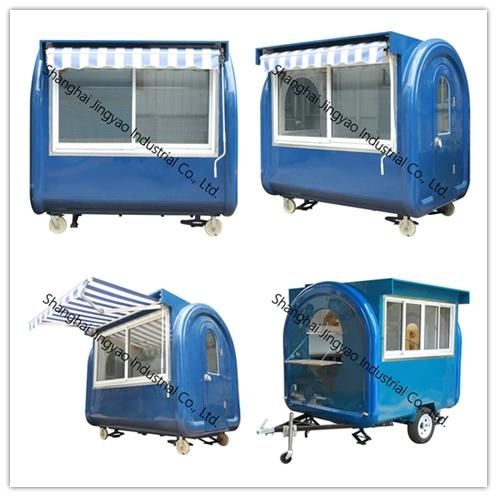 Fast Food Cart/BBQ Trailer for Sale Cono Pizaa Cart Gelato Cart