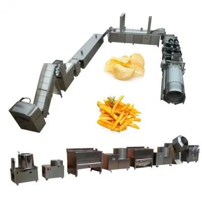 Professional Manufacturer Potato Chips French Fries Production Line