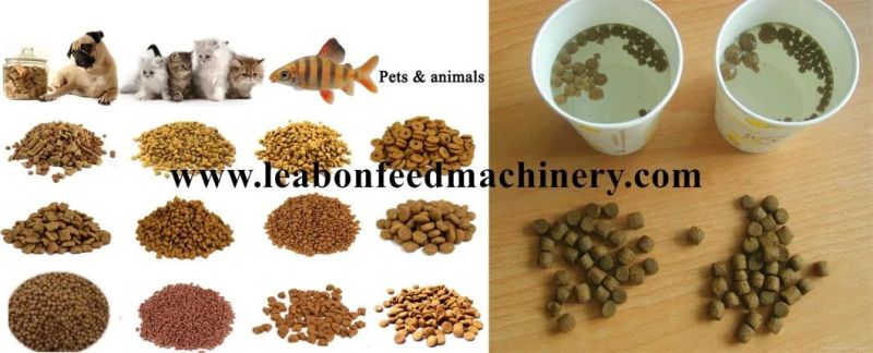 Leabon Small 500kg/H Pet Dog Floating Fish Pellet Feed Production Line