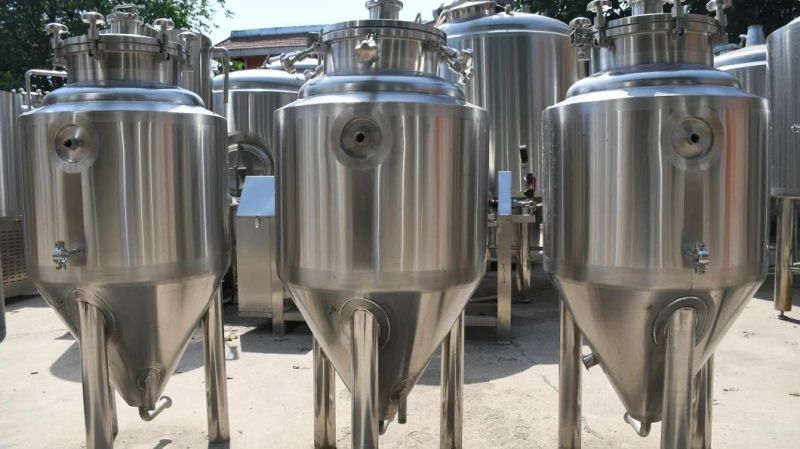 200L 300L 500L Top Manhole Beer Fermenter with Accessories