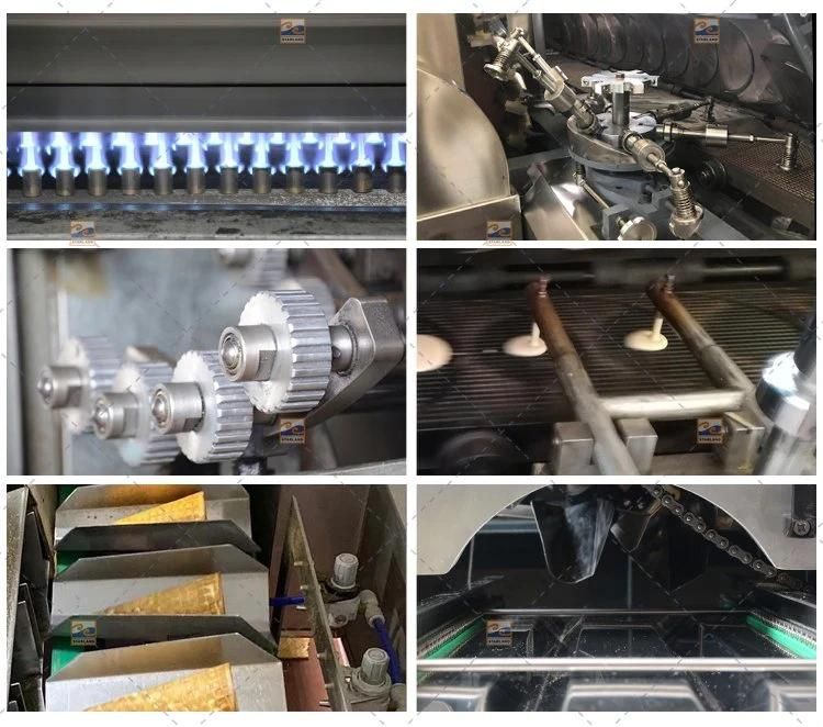 High Quality Fully Automatic of 51 Baking Plates 5m Long with Installation and Commissioning Sugar Cone Machine